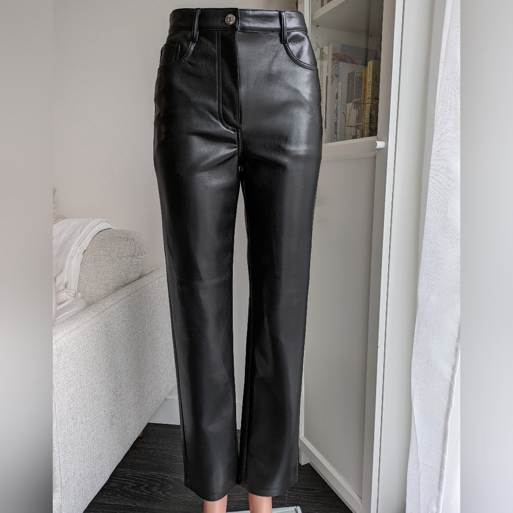 Aritzia Wilfred Vegan Leather Pant